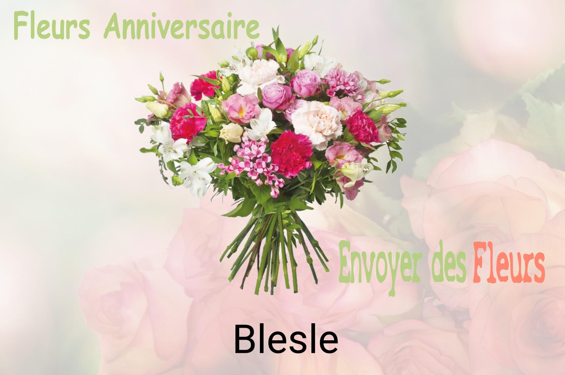 Bouquet de fleurs d’anniversaire livré à Blesle